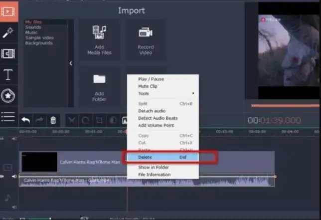 Removing-audio-in-a-video-in-kinemaster